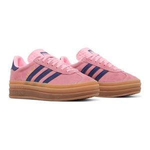 Adidas hot pink gazelle sneakers size 6.5 new with tags